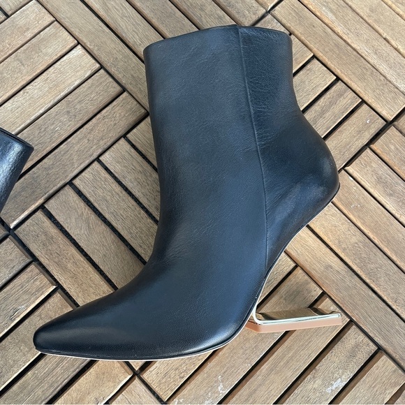 Cult Gaia- Black Kenna Leather Boots IT 36 / US 6 Minimal Trendy - Picture 6 of 12